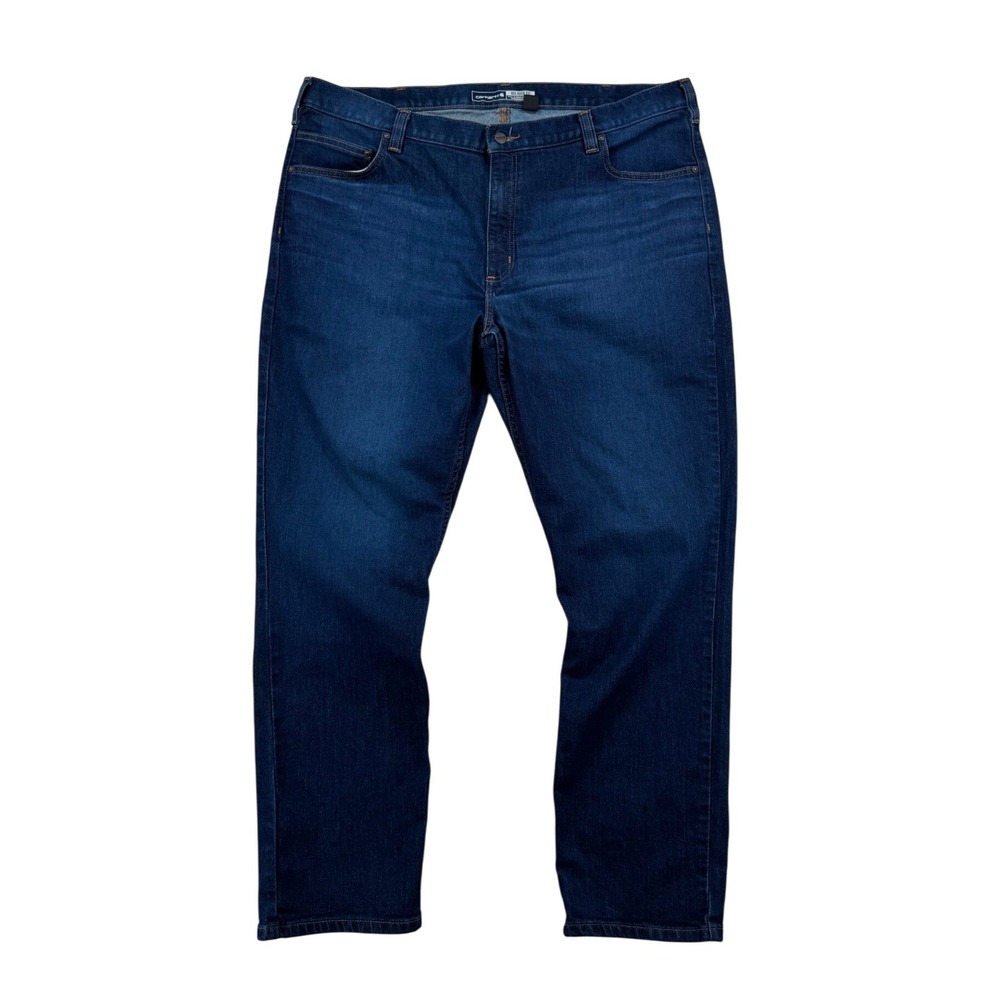 Carhartt Jeans Men 42x32 Blue Excellent Relaxed Fit Straight Leg 104945-H43